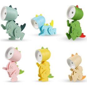 Resim 6 Parça Mini Led Masa Dinozor Şeklinde Lamba Sevimli Küçük Telefon Tutucu Diğer 