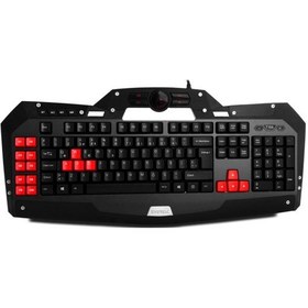 Resim Rampage DLK-5110 Usb Kablolu Multimedya Makrolu Gaming Q Klavye 