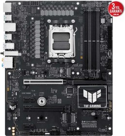 Resim ASUS TUF GAMING B850M-PLUS AMD B850 AM5 SOKET DDR5 8000+(OC)MHz mATX Gaming (Oyuncu) Anakart 