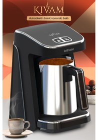 Resim Goldmaster Pro Kıvam Akıllı Yerleştirmeli Türk Kahve Makinesi 