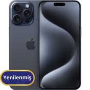 Resim Apple iPhone 15 Pro Yenilenmiş TR Garanti | 128 GB Mavi Apple iPhone 15 Pro TR | 128 GB | Mavi