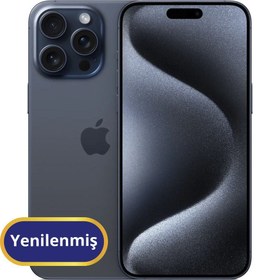 Resim Apple iPhone 15 Pro Yenilenmiş TR Garanti | 256 GB Mavi 