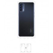 Resim Wrapsol Oppo Reno 4 Arka Yan Koruyucu Darbe Emici Poliüretan Film Amerika Üretimi 