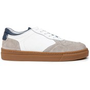 Resim Deery Erkek Hakiki Deri Beyaz Sneaker Ayakkabı 