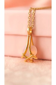 Resim La Çiva Diamond Castle Heart Necklace\ Barbie Kristal Şato Kalp Kolye 
