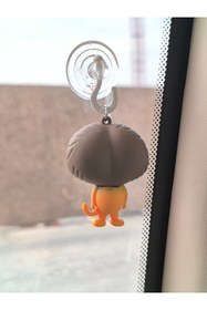 Resim Esey Dizayn Maymun Araba Dikiz Ayna Süsü - Vantuzlu Cam Süsü 