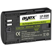 Resim Ayex Canon Eos R, R5, R6, 90d, 80d, 70d, 60d, 7d, 6d, 5d Mark Iı, Iıı, Iv Için Lp-e6n Batarya 