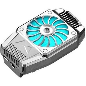 Resim Createtech Telefonu Taşınabilir Soğutucu Soğutucu Soğutma Radyatör Oyun İphone/Samsung Uyumlu/ Fanı Cep Aux Pv 