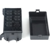 Resim Araba Modifiye 6 Yönlü Sigorta Kutusu Toplam Kontrol Plastik Kabuk Bağlantı Kutusu 