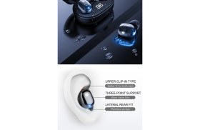 Resim Pazariz Siyah Pro Ledli Şarj Göstergeli 5.0 Bluetooth Kulaklık 