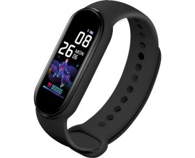 Resim Polosmart PSSW17 Akıllı Bileklik 5.1V Titreşimli Bluetooth Adım Sayar Kalp Atışı Uyku Takibi Siyah 