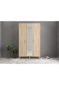 Resim Zerkaconcept Açelya Portmanto Ayakkabılık Meşe 