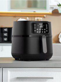 Resim Philips XXL CONNECTED 7.2 Litre Aile Boyu Fritöz Airfryer 16 sı 1 arada, Rapid Air Teknolojisi 