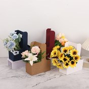 Resim 12/20 Paket Çiçekli Hediye Kutuları Tutacaklarla - Doğum Günleri, Noel, Düğünler için Zarif Kağıt Hediye Sepetleri - Dekoratif Çiçek Düzenlemeleri ve El Yapımı Kartlar, Hediye Sepetleri, Noel Hediye Kutuları, Kutlama Hediye Kutuları, Dekoratif Hediye Kutuları, Sağlam Tutma Kolu Tasarımı 