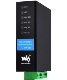 Resim Waveshare Rs232 Rs485 - Rj45 Ethernet Seri Sunucusu, Özellik: Rs232 Rs485 - Eth B 