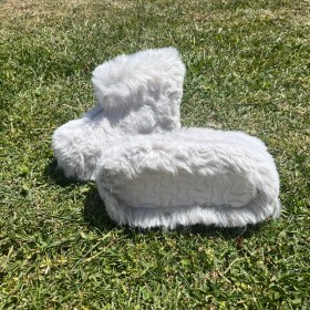 Resim Elisha Ev Botu Ithal Peluş Uzun Tüylü 