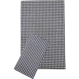 Resim Zefir Desen Sofra Bezi Masa Örtüsü 170 X 170 Cm Siyah Renkli 