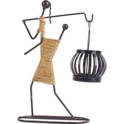 Resim Suntek Magideal Tatil Partileri Için Soyut Karakter Kız Fener Stil-C 