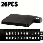 Resim Sunshine022 Vinil Plak Arşivleyici Alfabe Ayırıcıları 26 Harfli Düzenleyici Ve Saklama 