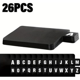 Resim Sunshine022 Vinil Plak Arşivleyici Alfabe Ayırıcıları 26 Harfli Düzenleyici Ve Saklama 