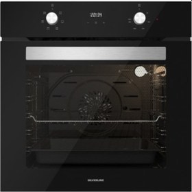 Resim Silverline BO6502B02 - CS5365B01 - 3457 Soho 60 Siyah Cam Ankastre Set 