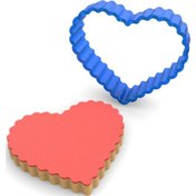 Resim Tırtıklı Kalp Polikarbon Kurabiye Kalıbı (553161238) 