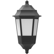 Resim Mutlusan Siyah Flora Yarım Aplik IP 43 Bahçe Armatürü (MUT.016 038 412111) 