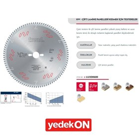Resim Freud Lu3d0600 Suntalam Mdflam Testere 300*3,2/2,2*30 Z=96 