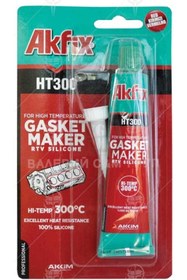 Resim Akfix Ht300 Yüksek Isı Silikonu Sıvı Conta 50 Gr/75ml 