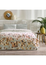 Resim Özdilek Prime Flor Sarı Battaniye Çift Kişillik Sarı 