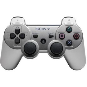 Resim Playstation 3 Titreşimli Joystick (Gümüş) 