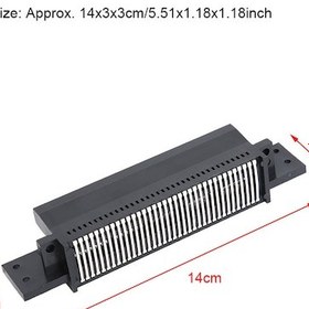 Resim Lemestar Nes 72 Pin Oyun Konsolu Bağlayıcı - Su Geçirmez, Toz Proof, Kesin Uyum, Dayanıklı Abs Malzeme 