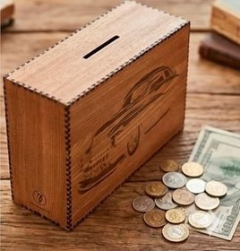 Resim Ahsap Kumbara (classıc arac kazımalı) 