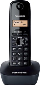 Resim DXT PANASONIC KX TG1611 DECT SİYAH TELSİZ TELEFON 