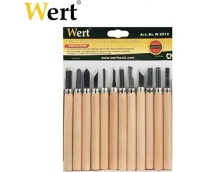 Resim Wert 2512 Ahşap Oyma Bıçak Seti (12 Parça) 