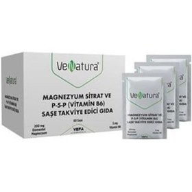 Resim Venatura Magnezyum Sitrat Ve P-5-p Vitamin B6 60 Saşe Diğer 