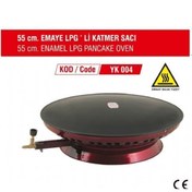 Resim YILDIZ Katmer Emaye Saç 55 Cm Lpg Uyumlu Katmer Sacı 