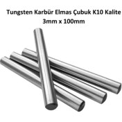 Resim Tungsten Karbür Elmas Çubuk K10 Kalite 3mm x 100MM 