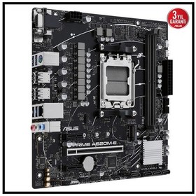Resim Asus Prıme A620m-e-csm, 2xddr5, 1x M.2, D-sub, Dp, Hdmı, Am5 Soket Anakart 