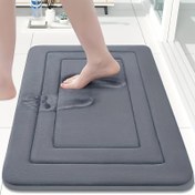 Resim 1 adet Vintage Mercan Polar Banyo Matı, Emici Kaymaz Mutfak Halısı, Uzun Şerit Zemin Matı, Rahat Oturma Halısı, Oturma Odası, Yatak Odası, Banyo, Lavabo, Çamaşırhane, Ofis için - 650gsm Kumaş, Makine Yıkanabilir, Banyo Halısı 