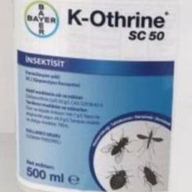 Resim K Othrıne Bayer 500 Ml K-Othrine Sc 50 Kokusuz Bit Pire Hamamböceği Kene Tahtakurusu Ilacı 