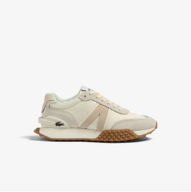 Resim Lacoste L-Spin Deluxe Kadın Bej Sneaker 