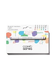 Resim Acrea Paint Marker Set Of 6 Light Colours 