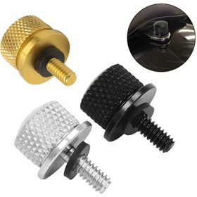 Resim Korozyona Dayanıklı Kaplama Motosiklet Koltuk Cıvata Bağlantı Vidası Kurulum Düğmesi Kapağı, PVC Malzeme, Sportster XL Touring Dyna Softail Street Glide 1996-2023 ile Uyumlu 