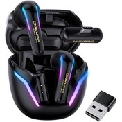 Resim Onıkuma T27 Çift Modlu Soğuk Kablosuz Bluetooth Kulaklık Siyah 