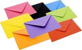 Resim Davetiye Zarfı Renkli 130X180 Mm 80 Gr Karışık 500 Lü (1 Paket 500 Adet) 