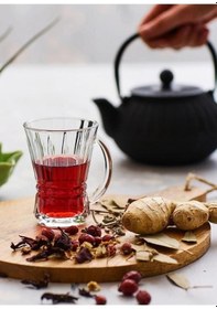 Resim Lav Venüs Kulplu Çay Bardak - 6 Lı Kulplu Çay Bardağı 