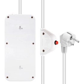 Resim Vea 6'lı 1.5 Metre Kablolu 4 Usbli Beyaz Akım Korumalı Priz VA-21564 (4767) - NEF2216-9452 