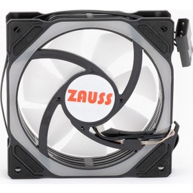 Resim Zauss ZX-400 Sekizgen RGB 12 CM Kasa Fanı 