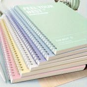 Resim 122 Sayfa A5 Spiral Defter - Minimalist Sert Kapak, Perforasyonlu Sayfalar, İndeks Ayırıcılar & Parlak Yüzey - Ofis, Okul, Günlük Tutma, Hediye Seçenekleri için Çok Renkli, İş İçin Not Defteri, Motivasyonel Kapak, Dayanıklı Ciltleme, Şık Günlük, Akıcı Yazım, Ofis Profesyonelleri 